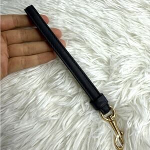 COACH Navy Brown Gold Replacement Wristlet Strap